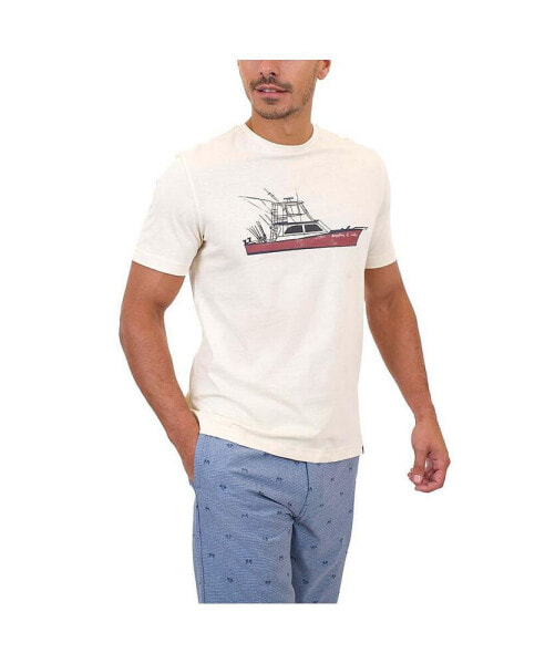 Men's Fishing Boat Graphic T-Shirt