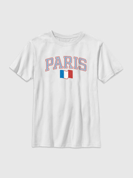 Kids Paris France Collegiate Graphic Tee