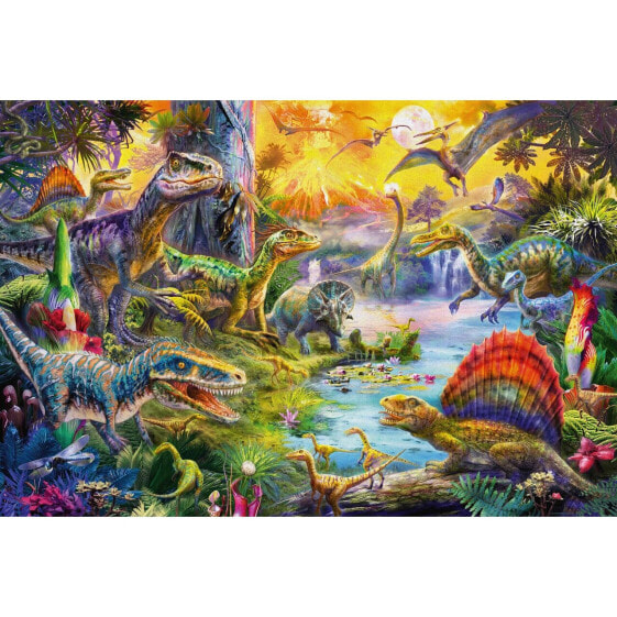 Puzzle Dinosaurier inklusive Figuren