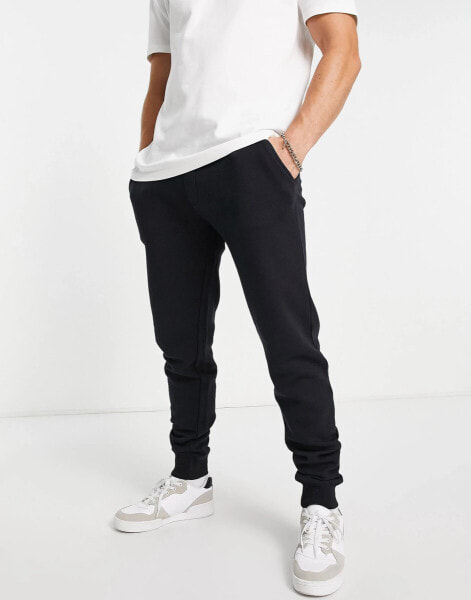 French Connection slim fit joggers in navy