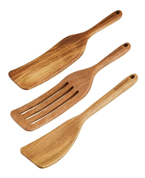 Tools and Gadgets Wooden Kitchen Utensils, Set of 3