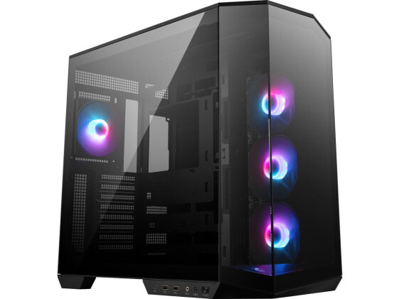 MSI MAG PANO 100R PZ Project Zero Mid Tower ATX Gaming Case, Tempered Glass, Sup