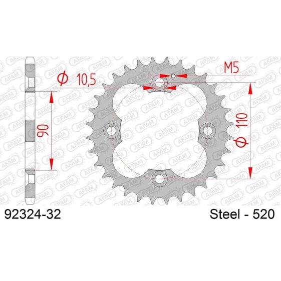 AFAM 92324 rear sprocket