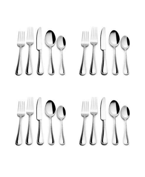 Stainless Steel Seaport 20 Piece Flatware Set, Service for 4