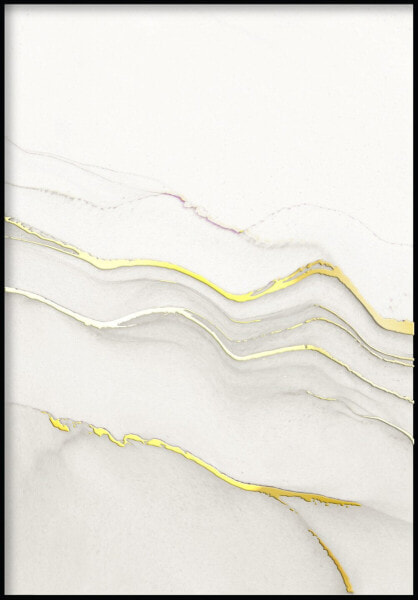 Creme Agate Rechter Poster