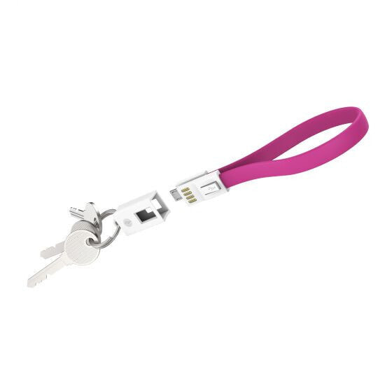 Аксессуар XLayer 214002 кабельный - 0.2 м - Micro-USB A - USB A - USB 2.0 - розовый
