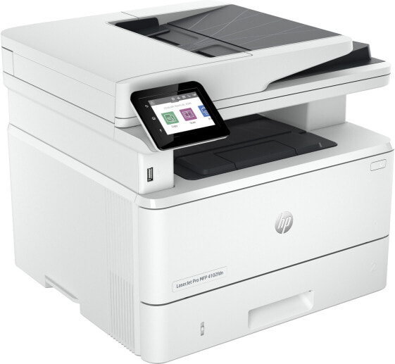 HP LaserJet Pro MFP 4102fdn Printer - Black and white - Printer for Small medium business - Print - copy - scan - fax - Instant Ink eligible; Print from phone or tablet; Automatic document feeder; Two-sided printing - Laser - Colour printing - 1200 x 1200 DP