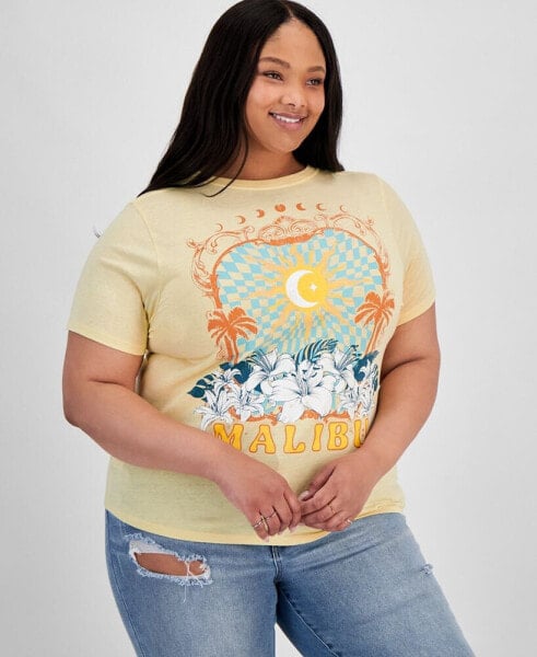 Trendy Plus Size Malibu Graphic T-Shirt