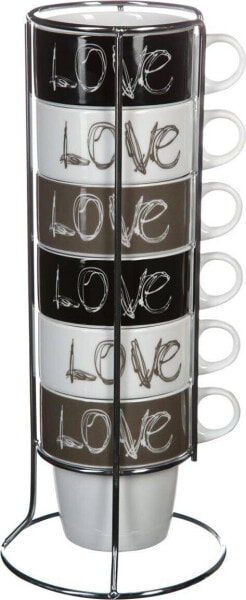 Art-Pol Komplet 6 filiżanek Love 260 ml