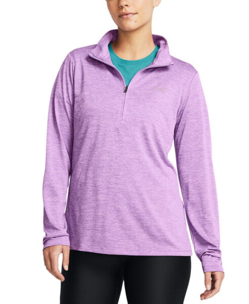 Women's Twist Tech Half-Zip Logo Top