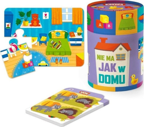 Dodo Puzzle dwustronne 4x6 Nie ma jak w domu