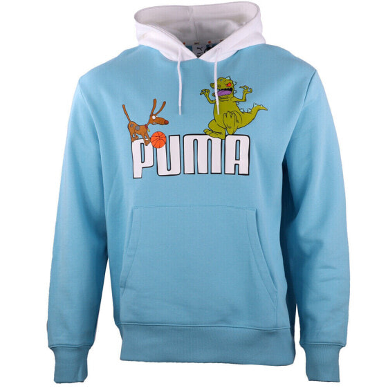 Puma Graphic Pullover Hoodie X Rugrats Mens Size XL Coats Jackets Outerwear 532