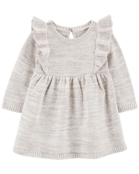 Baby Long-Sleeve Sweater Dress 3M