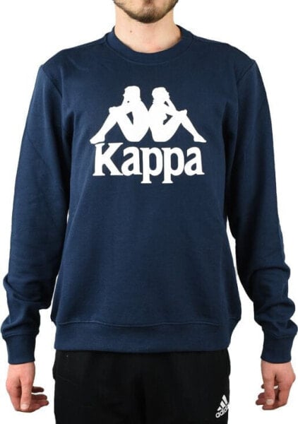 Kappa Bluza męska Sertum Rn Sweatshirt granatowa r. L (703797-821)