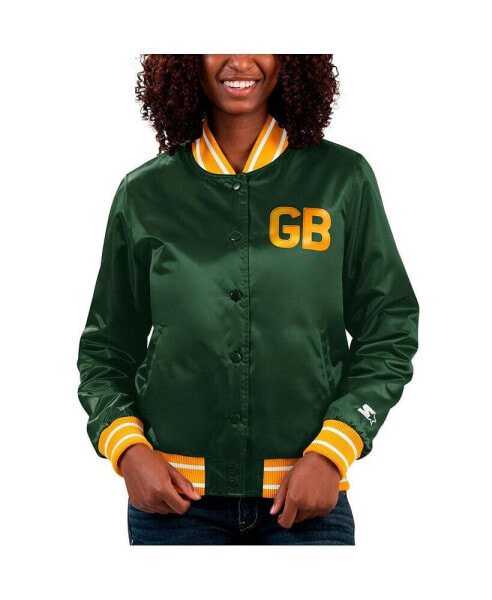 Свитшот Starter женский зеленый Green Bay Packers