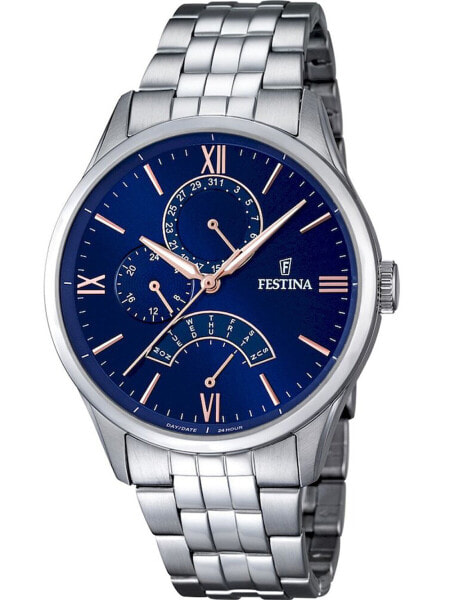 Festina F16822/3 Retro Mens Watch 43mm 5ATM