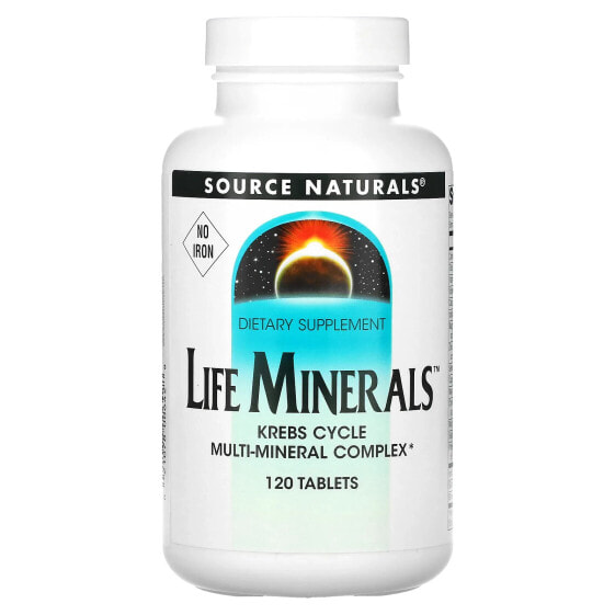 Life Minerals, No Iron, 120 Tablets