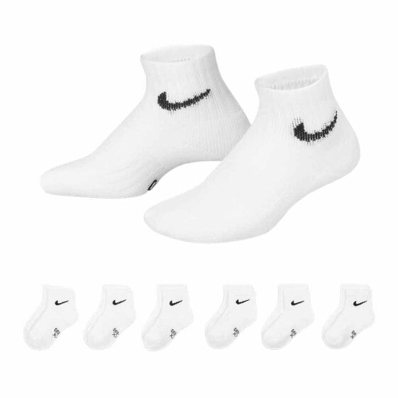 NIKE KIDS UN0018 Quarter short socks 6 pairs