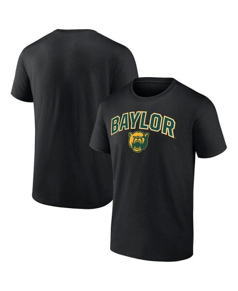 Футболка мужская Fanatics черная с логотипом Baylor Bears