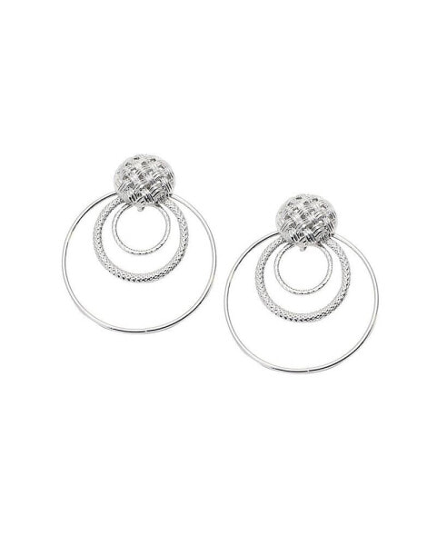 Women's Circular Drop Earrings