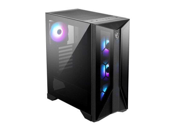 MSI MPG GUNGNIR 120R Black ATX Mid Tower Gaming Computer PC Case