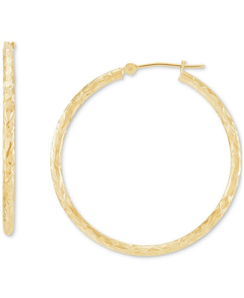 Серьги Macy's Diamond-Cut  Gold bracelet