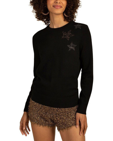 Trina Turk Celeste Crewneck Wool Sweater Women's