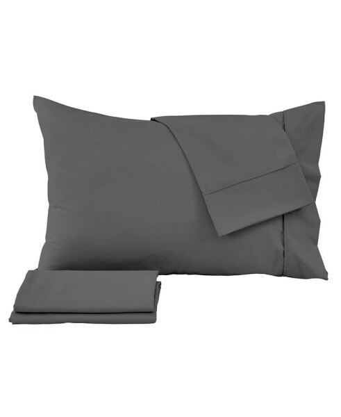 Solid Microfiber Ultra Soft 4 Piece Sheet Set, Queen