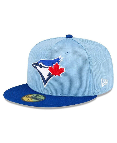 Men's Light Blue Toronto Blue Jays 2024 Batting Practice 59FIFTY Fitted Hat