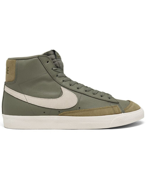 Men's Blazer Mid 77 Premium Casual Sneakers from Finish Line