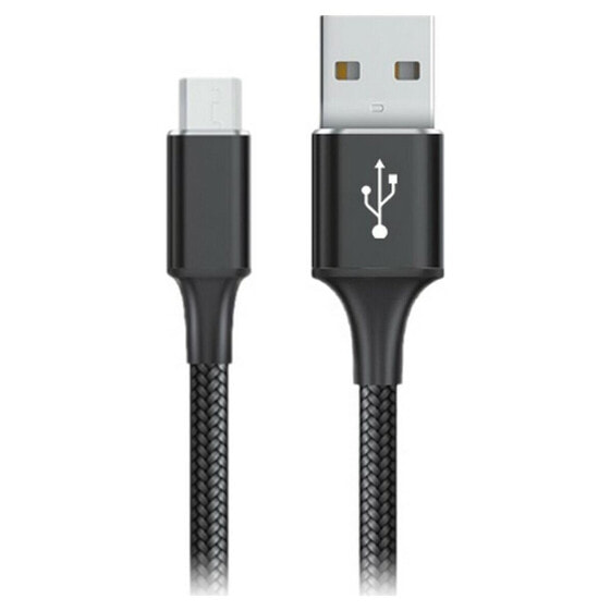 Универсальный кабель USB-MicroUSB Goms Чёрный 1 m