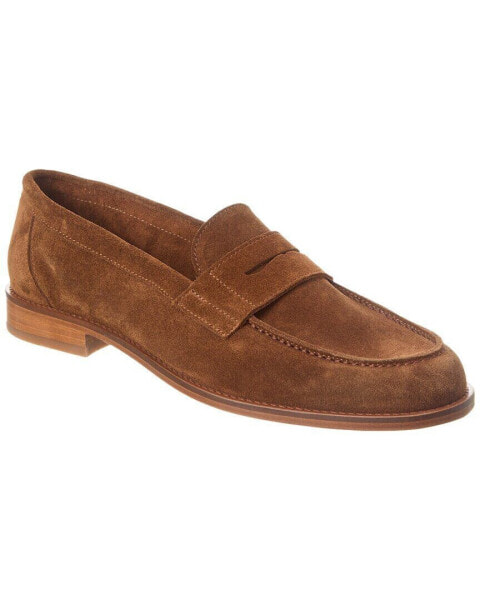 Antonio Maurizi Suede Penny Loafer Men's