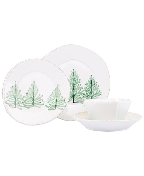 Lastra Holiday Four-Piece Place Setting