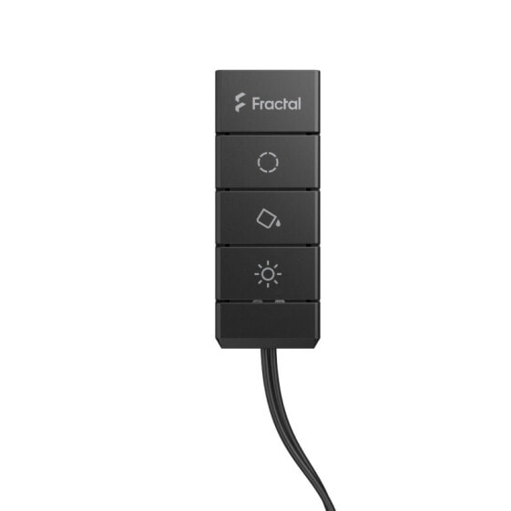 Fractal Design Adjust 2 RGB Fan controller - Black - Black - Buttons - CE - RoHS - IC - 5 V - 2.6 A - 17 mm