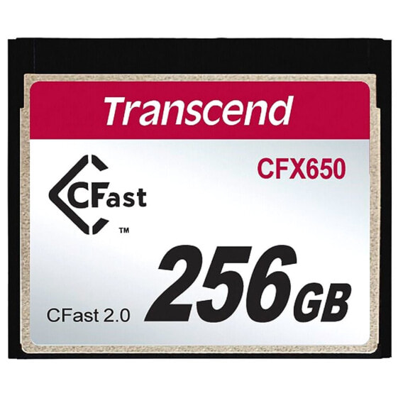 TRANSCEND CFast 2.0 CFX650 256GB memory card