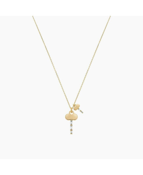 Kailyn Double Key Pendant Necklace
