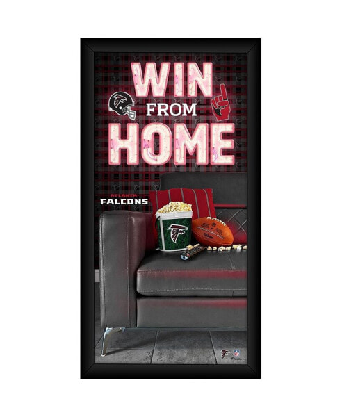 Atlanta Falcons Framed 10" x 20" Win From Home Collage