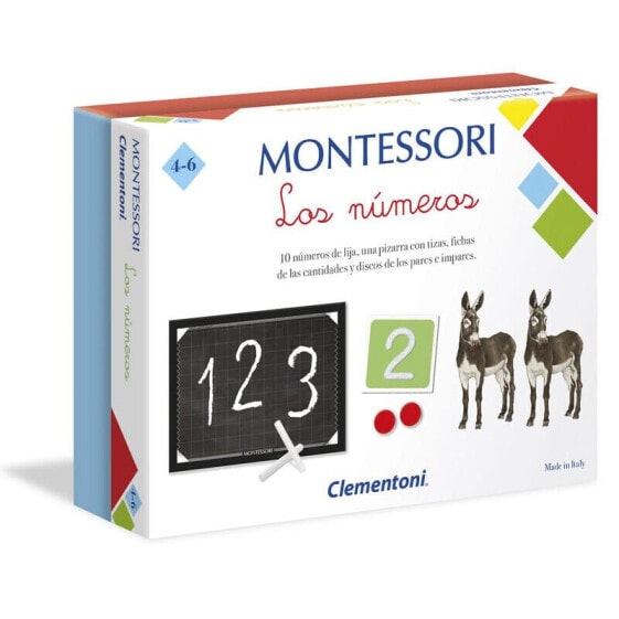 Развивающая игра Clementoni Монтессори Цифры испанский 4-6 лет
