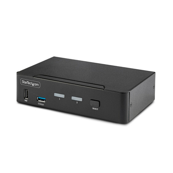 StarTech.com 2-Port DisplayPort KVM Switch 8K 60Hz - Kvm Switch - 2-port