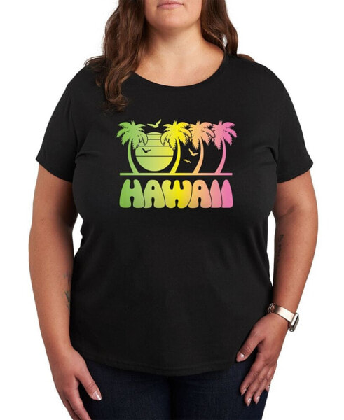 Trendy Plus Size Destination Hawaii Graphic T-shirt