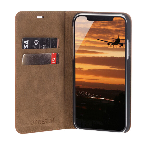 JT Berlin Tegel - Wallet case - Apple - iPhone SE (2020) iPhone 7 iPhone 8 - 11.9 cm (4.7") - Brown