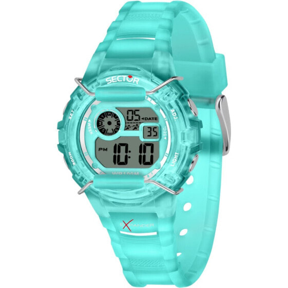 Наручные часы и аксессуары Sector R3251526003 Sporty Unisex 10 водонепроницаемые 40 мм Green Silicone Watch