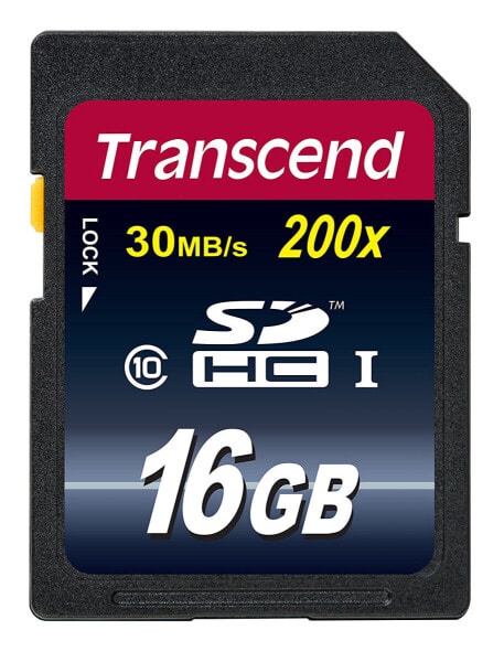 Карта памяти Transcend SDXC/SDHC 16GB Black.