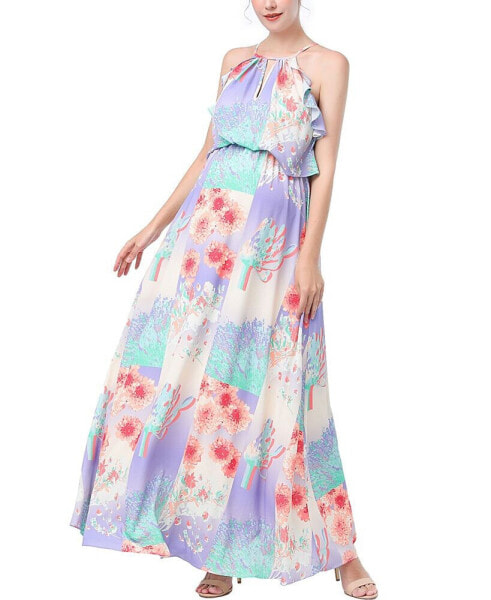 Maternity Pixie Nursing Maxi Dress