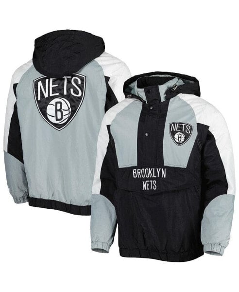 Куртка полузип Starter Brooklyn Nets Body Check Raglan для мужчин