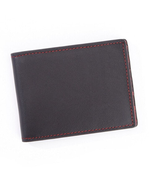 Кошелек ROYCE New York мужской с RFID-блокировкой Slim Bifold Wallet