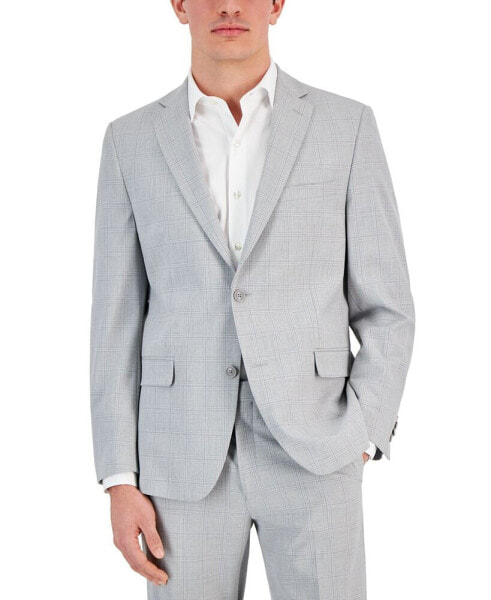 Костюм мужской Alfani Slim-Fit Stretch Solid Suit Jacket, Created for Macy's