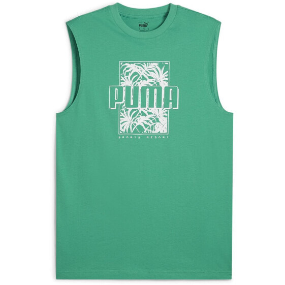 PUMA Ess+ Palm Resort sleeveless T-shirt