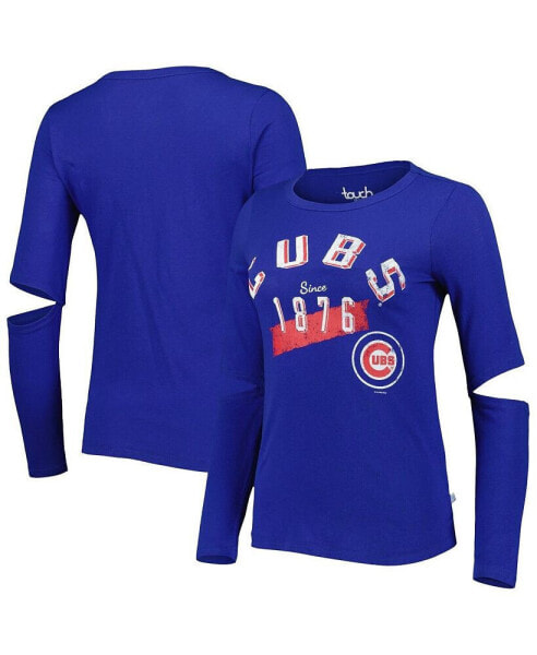 Women's Royal Chicago Cubs Formation Long Sleeve T-shirt