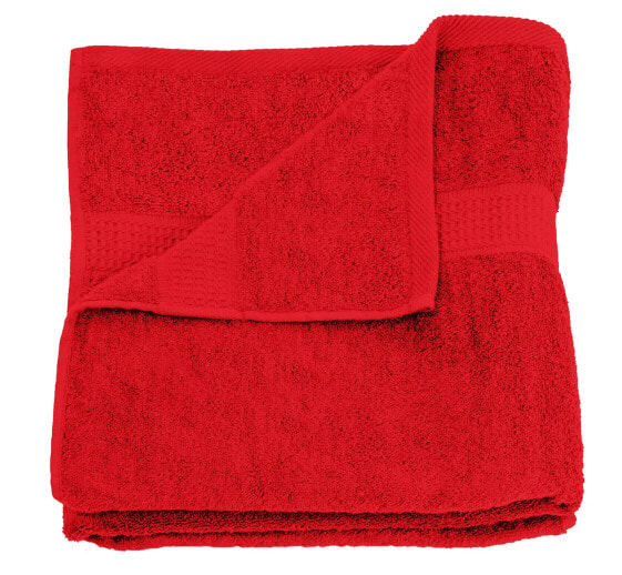 Пляжное полотенце One-Home Duschtuch rot 70x140 см Фротте